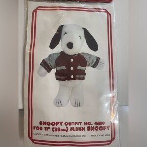 NIB vintage 1958 Snoopy plush outfit #4559